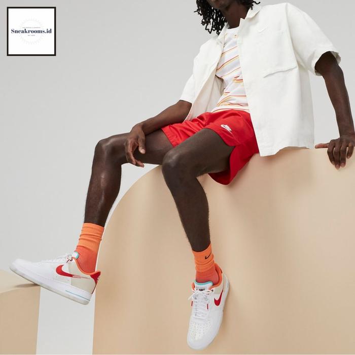 Jual Nike Air Force '07 PRM Just Do It White Red Original Resmi