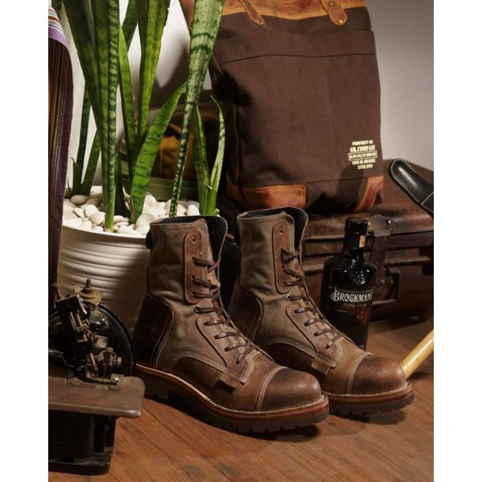 Sepatu Boots Pria GR Company GMR Series Brown 37