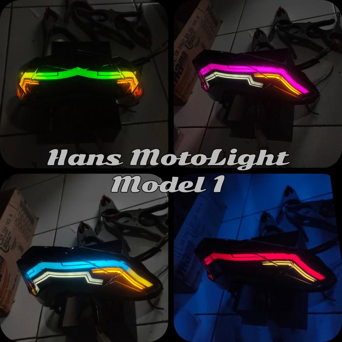Gambar Vario LED old stoplamp Lazy RGB running dari Hans_MotoShop undefined Tokopedia