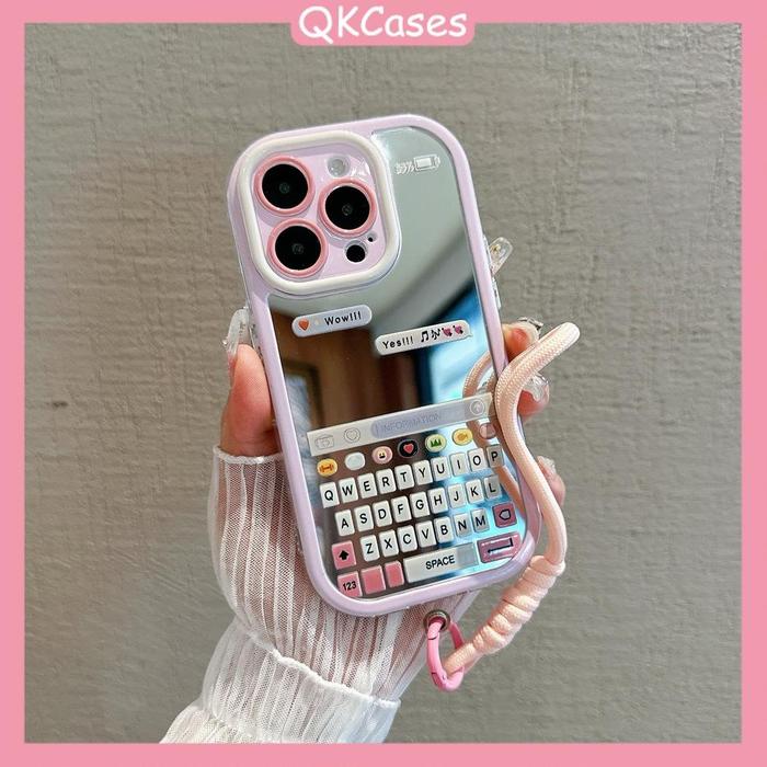 Gambar ACC Unik IP/OPPO/VIVO/SAMSUNG/REDMI/REALME Mirror Case iPhone 11 13 12 14 15 Pro Max Plus Samsung A15 A54 A05 A05S A14 A51 Oppo A17 A38 A18 A54 A1K Vivo Y21 Y30 Y17 Y17S Y20 Y93 Redmi 12 13C 9C NOTE 11 12 Cermin Pelapis cangkang lucu simbol obrolan - Case+Gelang, IP11 dari Brenggoy ACC undefined Tokopedia