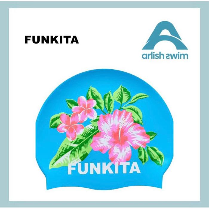 Gambar Topi Renang FUNKITA ORIGINAL / Swimming Cap - Zinc'd dari Arlish Swim undefined Tokopedia