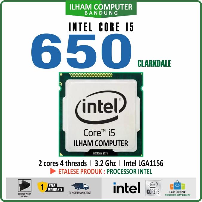 Gambar Processor Intel Core i5 650 Socket LGA1156 - TANPA FAN PROC dari Ilham Computer Bandung undefined Tokopedia