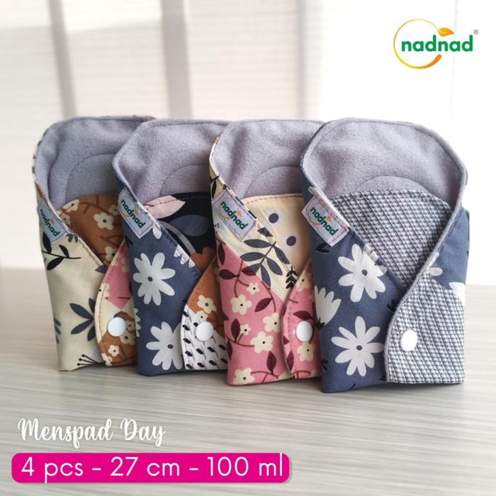 Gambar Pembalut Kain Wanita Menspad Nadnad Berkualitas Anti Tembus Premium - Day / Reguler , Random dari Nadnad Shop.id undefined Tokopedia