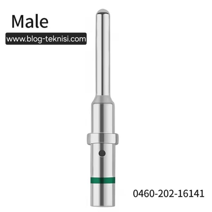Gambar DT Deutsch Male Female Pin Terminal Connector, Green Ring 16-14AWG - DT Male dari Blog Teknisi undefined Tokopedia