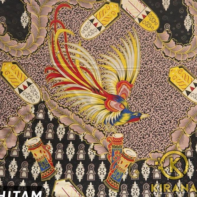 Gambar kain batik premium / kain batik silk /kain batik papua - Hitam dari ibrahim mvk undefined Tokopedia