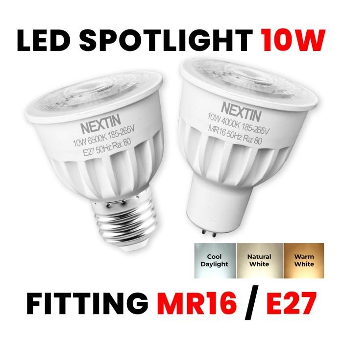Jual NEXTIN 10W LED spotlight MR16 E27 Lampu sorot LED halogen