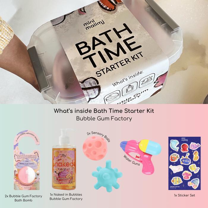 Gambar Mini Maiimi - Bath Time Starter Kit | Mainan Mandi | Bath Bomb | Sabun Mandi - BubbleGum Kit dari Mini Maiimi undefined Tokopedia