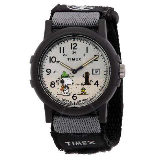 Jual jam tangan TW4B29100 Timex Peanuts x Expedition Quartz White