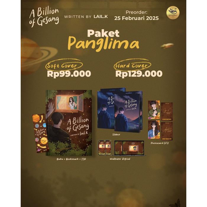 Gambar PRE ORDER - Buku Novel - A Billion Of Gesang - Lail. k - Blackswan - Bumifiksi - PANGLIMA, MERCH dari BumifiksiJogjakarta undefined Tokopedia