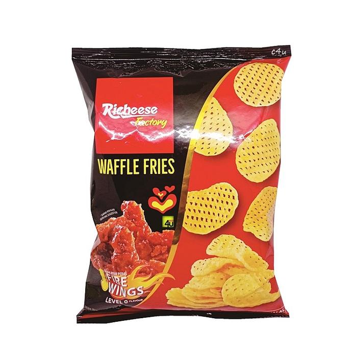 Gambar RICHEESE FACTORY WAFFLE FRIES SNACK EKSTRUDAT KENTANG FIRE WINGS / RICH BURGER 54 GRAM - FIRE WINGS dari Mursalim E-mart undefined Tokopedia