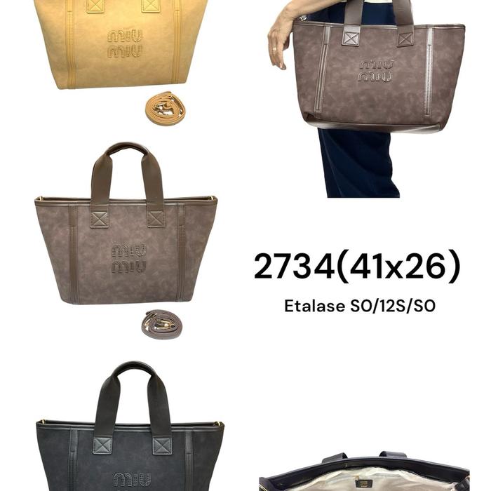 Gambar TOTEBAG MIU MIU TERBARU FASHION WANITA - Hitam dari ToMurahBelanja undefined Tokopedia