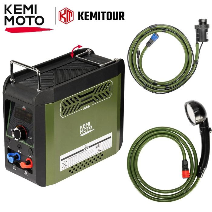 Jual KEMIMOTO Portable Shower Butane Water Heater with Pump For