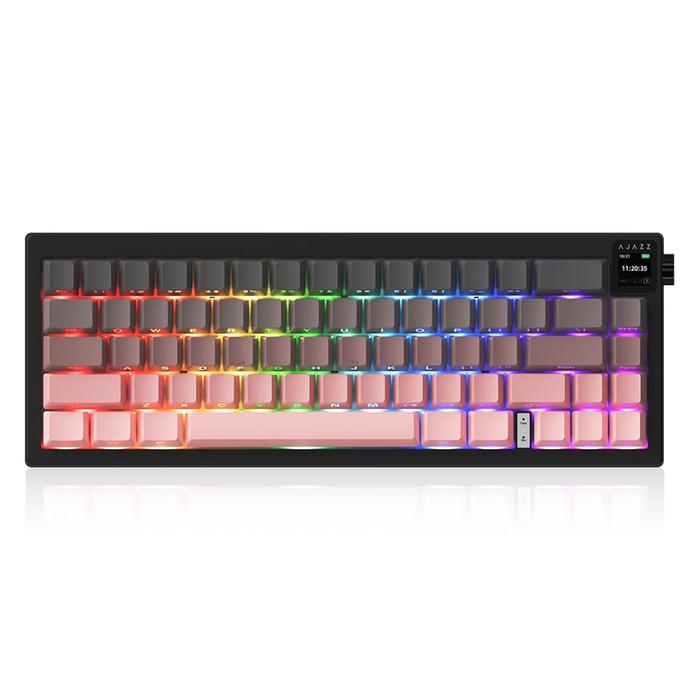 Ajazz AK650 Pro compact 65% mechanical gaming keyboard with RGB backlighting