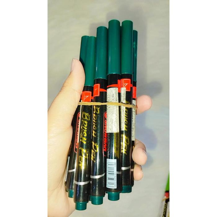 Gambar Spidol BRUSH PEN SNOWMAN BM-1/SPIDOL KUAS WARNA/KALIGRAFI/CUCI GUDANG SPIDOL!!! - 125BOTTLEGREEN dari Fajar Agung Kartini undefined Tokopedia