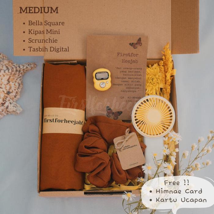 Gambar (MUSLIMAH II) Hampers Hijab Aesthetic | Exclusive Gift Box Kado Cewek Ulang Tahun Wisuda Lebaran - Medium dari WIJAYA 62 STORE undefined Tokopedia