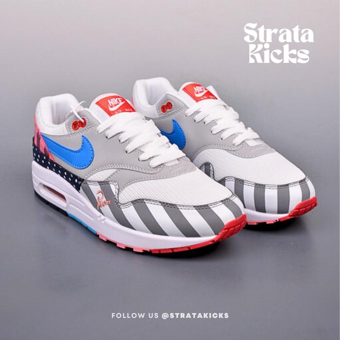 Jual Parra x Air Max White Pure Platinum Sneaker BNIB AT3057-100