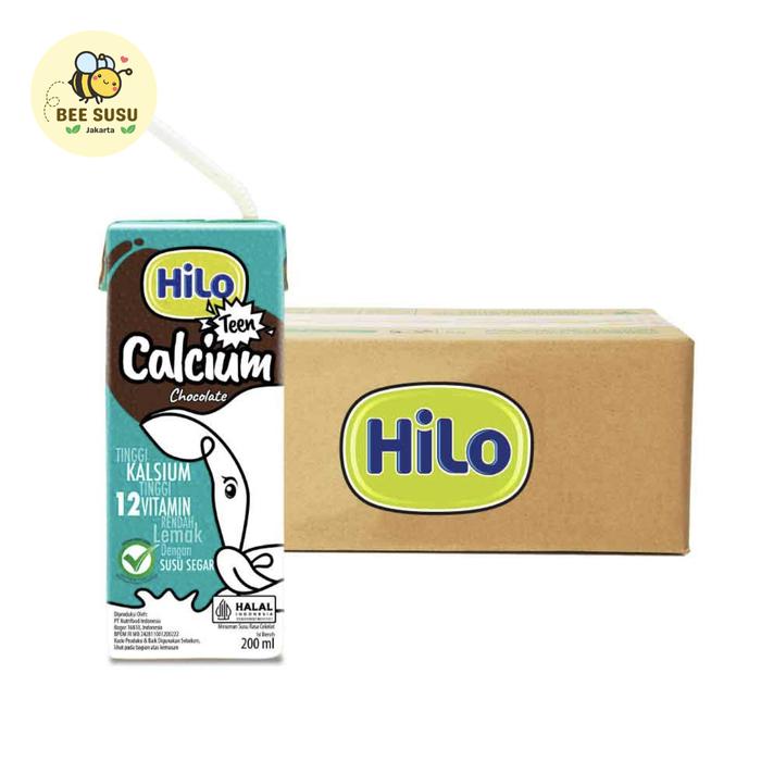 Gambar Hilo Teen Coklat Susu Cair Ready To Drink RTD 200ml / 24pc dari BEE SUSU. undefined Tokopedia