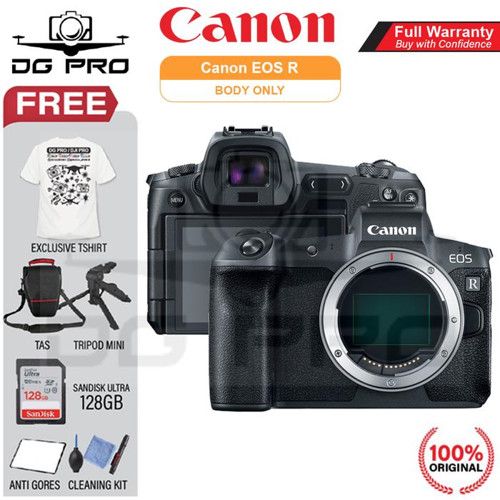 Gambar Canon EOS R Mirrorless Digital Camera Body Only Canon EOS R BO - TANPA MOUNT, PAKET A STANDAR dari DG PRO KAMERA undefined Tokopedia