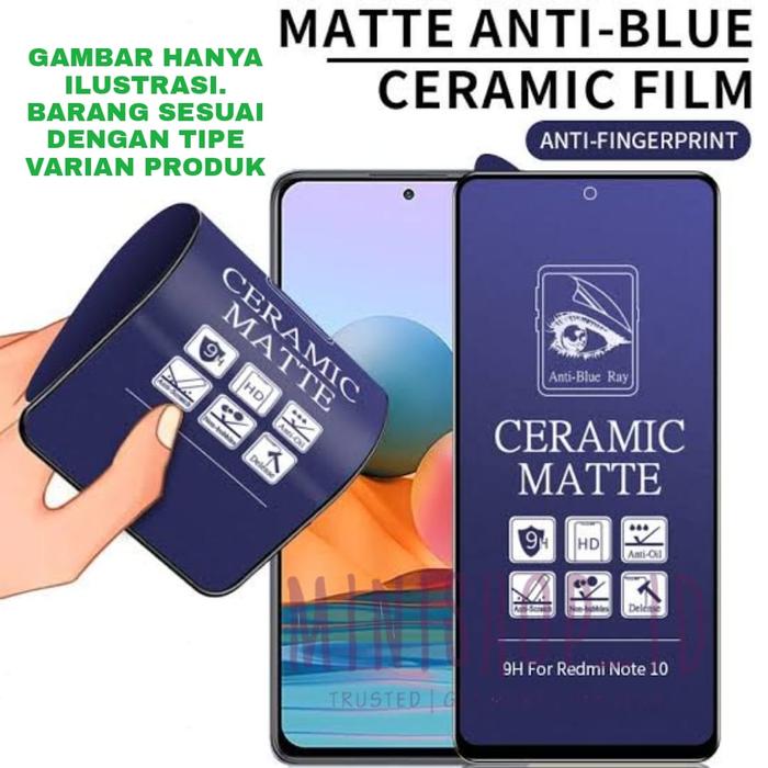 Gambar MOTOROLA MOTO G45 5G ANTI GORES TEMPERED GLASS SPY BLUELIGHT MATTE HYDROGEL HYDRO GEL FULL GLUE ANTI GORES HP SCREEN PROTECTOR - TG CERAMIC BLUE, MOTO G45 5G dari MINISHOP OFFICIAL undefined Tokopedia