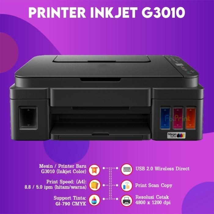 Gambar Printer Canon Pixma G2020 G2010 Print Scan Copy all in One terbaru - G3010 Original  dari FixPrint Indonesia undefined Tokopedia