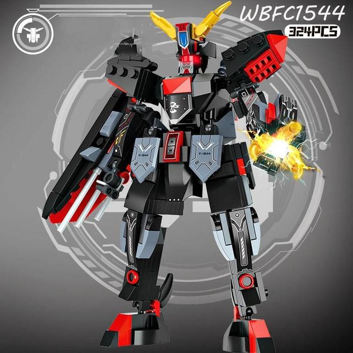 Gambar Mainan Anak-anak 4-Dalam-1 Model Robot Blok Bangunan Baja Mecha - FC1544 dari SINAR CHILD STORE undefined Tokopedia