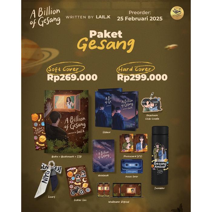 Gambar PRE ORDER - Buku Novel - A Billion Of Gesang - Lail. k - Blackswan - Bumifiksi - GESANG, SC dari BumifiksiJogjakarta undefined Tokopedia