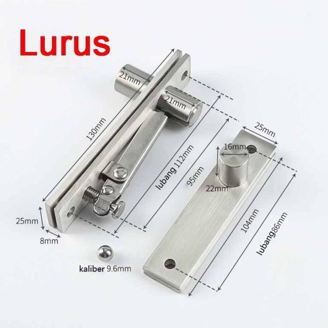 Gambar Terbaru Engsel Pivot Atas Bawah Set Engsel Pintu Ayun Stainless Steel Tanam Lantai Pintu Kayu Putar Rumah Swing Best Seller - Lurus dari LUAKleok4876 undefined Tokopedia