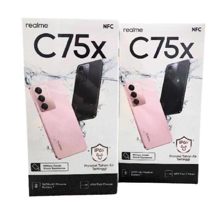 Gambar Realme C75x 8/128GB - HP Garansi Resmi, RAM Besar, Performa Kencang, Harga Terbaik - PINK, 8/128 dari BintangTimurSelindo undefined Tokopedia