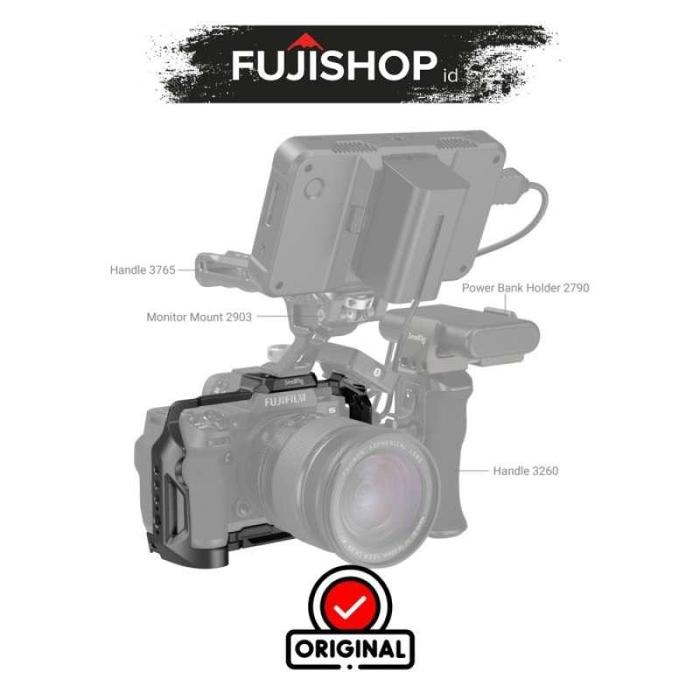 Fujifilm X-H2S フジフイルム　カメラケージ　バッテリー付き Smallrig多機能ケージ,Hifilm X-H2S用,バッテリーFT-XH/VG-XH,arca付き