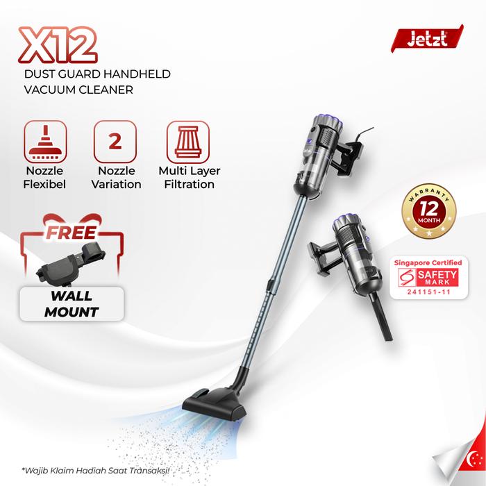 Gambar Jetzt X12 Vacuum Cleaner Handheld 3-in-1 Home Stainless Penyedot Debu Portable Vacuum Sedot Debu Kabel Membersihkan - X12PRO dari Jetzt Indonesia undefined Tokopedia