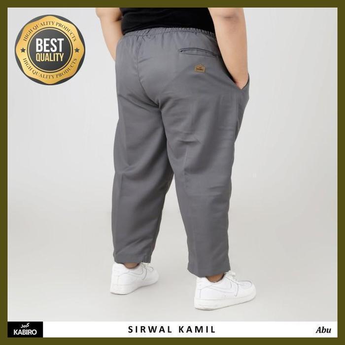 Gambar rosal kabiro celana sirwal jumbo pria big size 3xl - 6xl celana kasual formal hitam celana panjang formil ikatan pinggang karet celana kantor bahan - hitam abu best produk dari Shulha Mall undefined Tokopedia