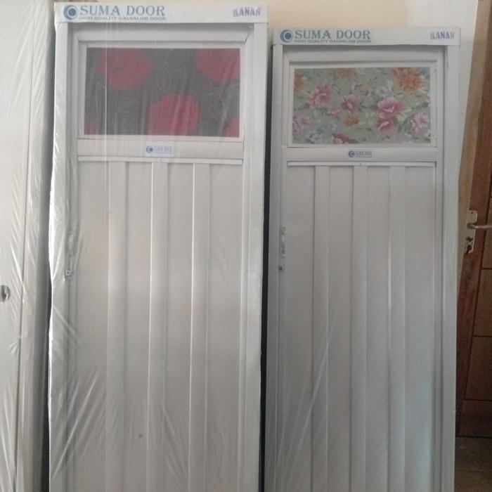 Gambar PINTU KAMAR MANDI GALVALUM - Putih dari Yutu bangunan undefined 2 Tokopedia