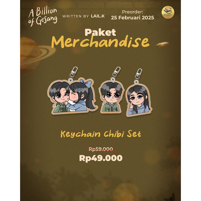 Gambar PRE ORDER - Buku Novel - A Billion Of Gesang - Lail. k - Blackswan - Bumifiksi - KEYCHAIN, MERCH dari BumifiksiJogjakarta undefined Tokopedia