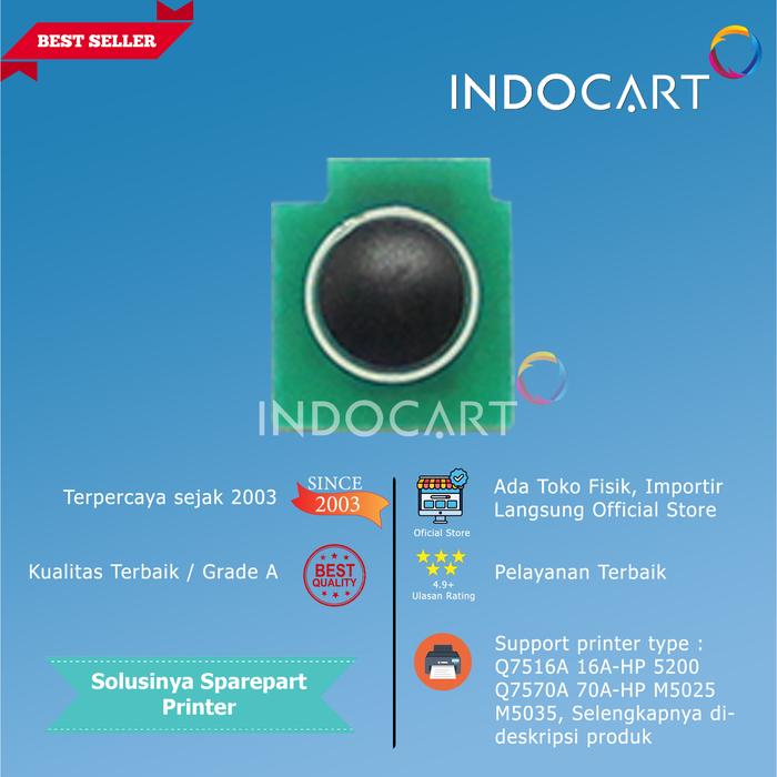 Gambar Chip Toner Universal U15 HP 16A 70A 124A 314A 501A 643A 644A Canon CRG 307 311 - Black dari IndoCart Store undefined Tokopedia