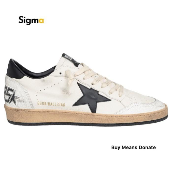 Gambar Sneakers Golden Goose Ball Star Distressed Black White - 46 dari Farhan Pratama000 undefined Tokopedia