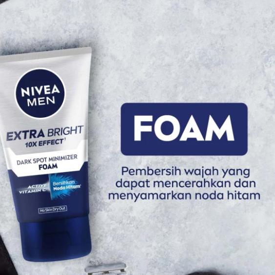 Gambar Nivea Men Facial Foam | Sabun muka Pria 50ml - DarkSpot dari Bukak Toko undefined Tokopedia