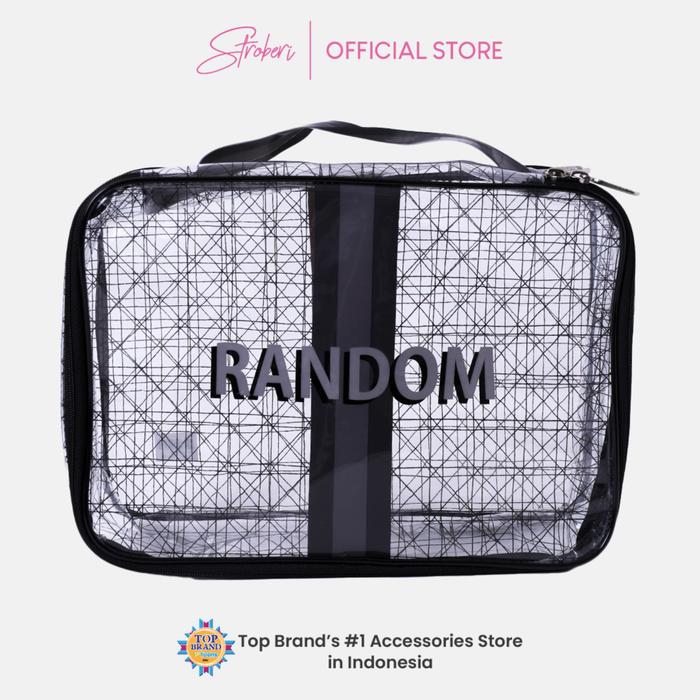 Gambar Stroberi Mixed Line Series Pouch - KTK L Random dari Stroberi Accessories undefined Tokopedia