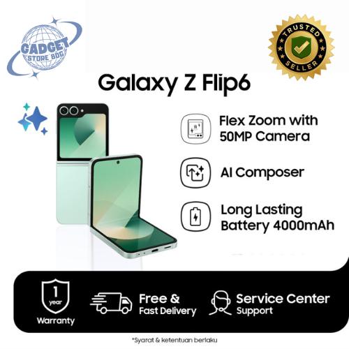 Gambar Samsung Galaxy Z Flip6 5G 12/512GB - Mint dari GadgedStoreBDG undefined Tokopedia