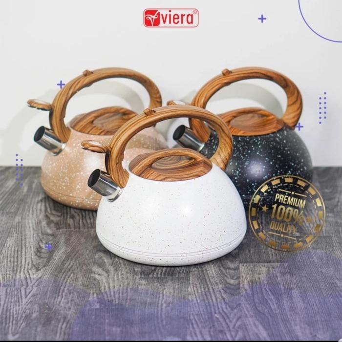 Gambar Teko bunyi VIERA 3 Liter / ceret / pemanas air - Putih dari Mancis Maju Jaya Perabot undefined Tokopedia