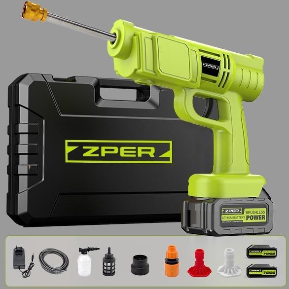 Gambar NEW STOK ZPER Jet Cleaner Mesin Cuci Mobil Alat Cuci Motor Dan Mobil Tekanan Tinggi Semprotan Kencang - 98VF/2Baterai dari CV FREDMICH undefined Tokopedia