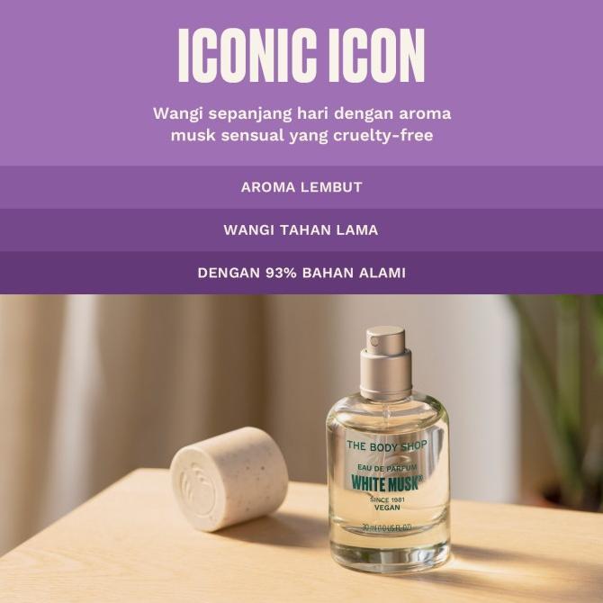 Jual The Body Shop White Musk Eau De Parfum 30ml Kab