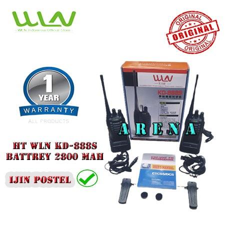 Gambar HT WLN KD-888S NEW EDITION ASLI HOLOGRAM SEPASANG 2UNIT - Plus Headset dari Official Store WLN undefined Tokopedia