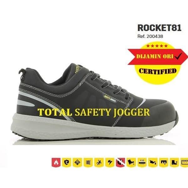 Gambar SEPATU SAFETY JOGGER ROCKET 81 BLACK - 38 dari iiskodiahshope undefined 4 Tokopedia