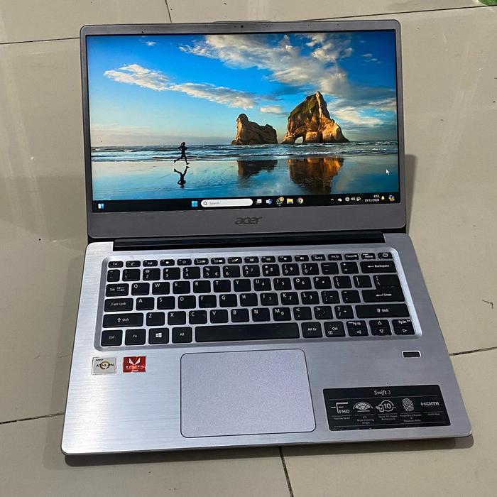 Gambar Acer swift 3 sf314-41 Amd athlon 300u Ram 4gb Ssd 256gb 14inci Keyboard backlit dari Adrianlaptop undefined Tokopedia