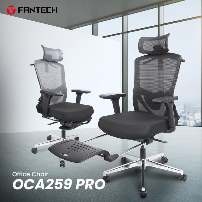 Gambar Fantech OCA259 PRO | OCA-259 PRO Kursi Kantor Kerja Office Chair - OCA259 PRO, Hitam dari SuperStore Computama undefined Tokopedia