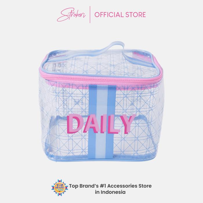 Gambar Stroberi Mixed Line Series Pouch - Elips L Daily dari Stroberi Accessories undefined Tokopedia