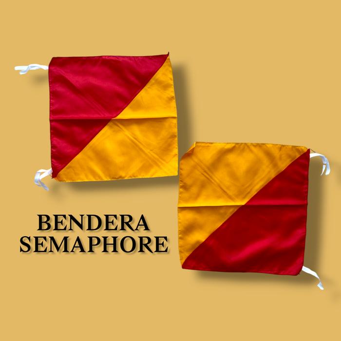 Gambar bendera semaphore, gudep,wosm dan morse - stik dari swbordirdesanbdg undefined Tokopedia