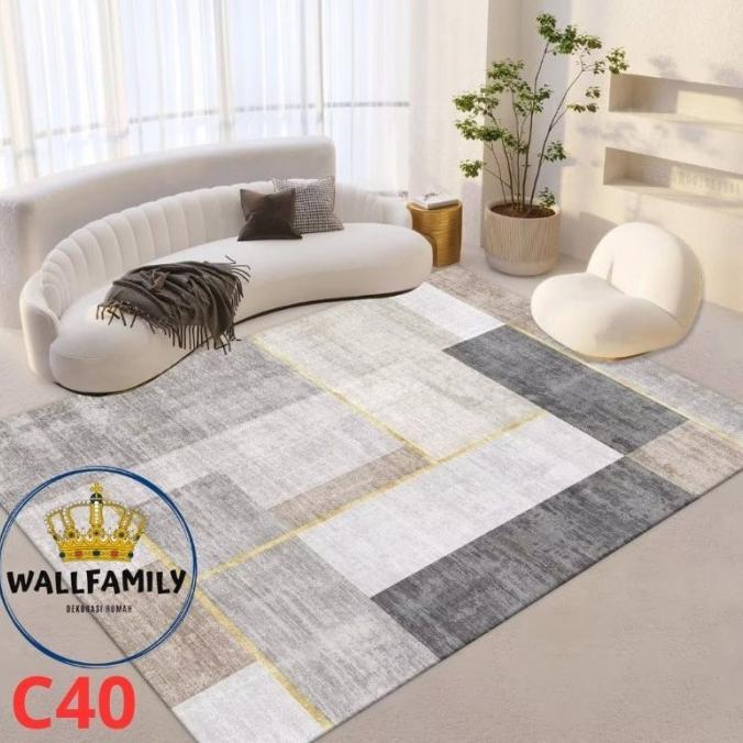 Gambar ! KARPET LANTAI PREMIUM BAHAN POLYESTER SIZE 90 X 150CM - - C40, 90x150 dari TOKO LAWAS INTERIOR undefined 5 Tokopedia