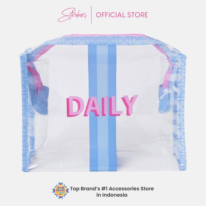 Gambar Stroberi Mixed Line Series Pouch - BC Tahu Daily dari Stroberi Accessories undefined Tokopedia