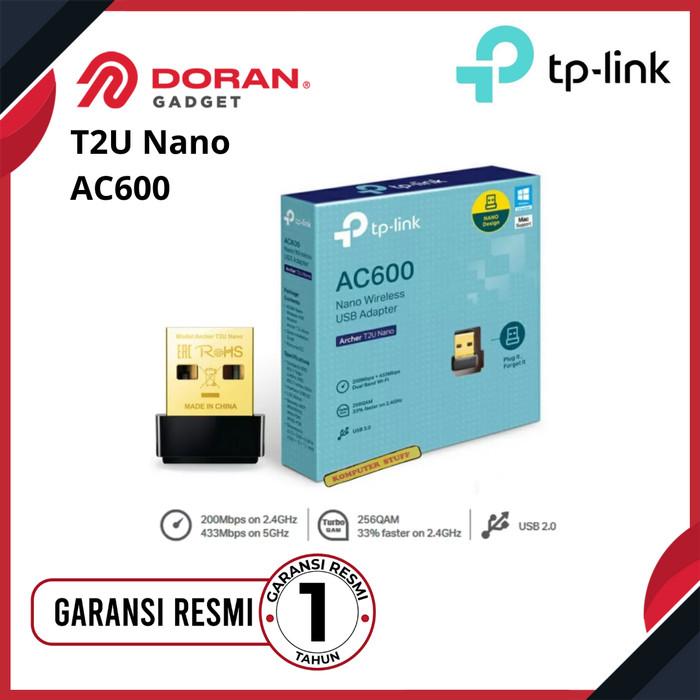 Gambar TP-LINK Archer T2U Nano AC600 Nano Wireless USB Adapter - T2U dari Doran Gadget Official Store undefined Tokopedia